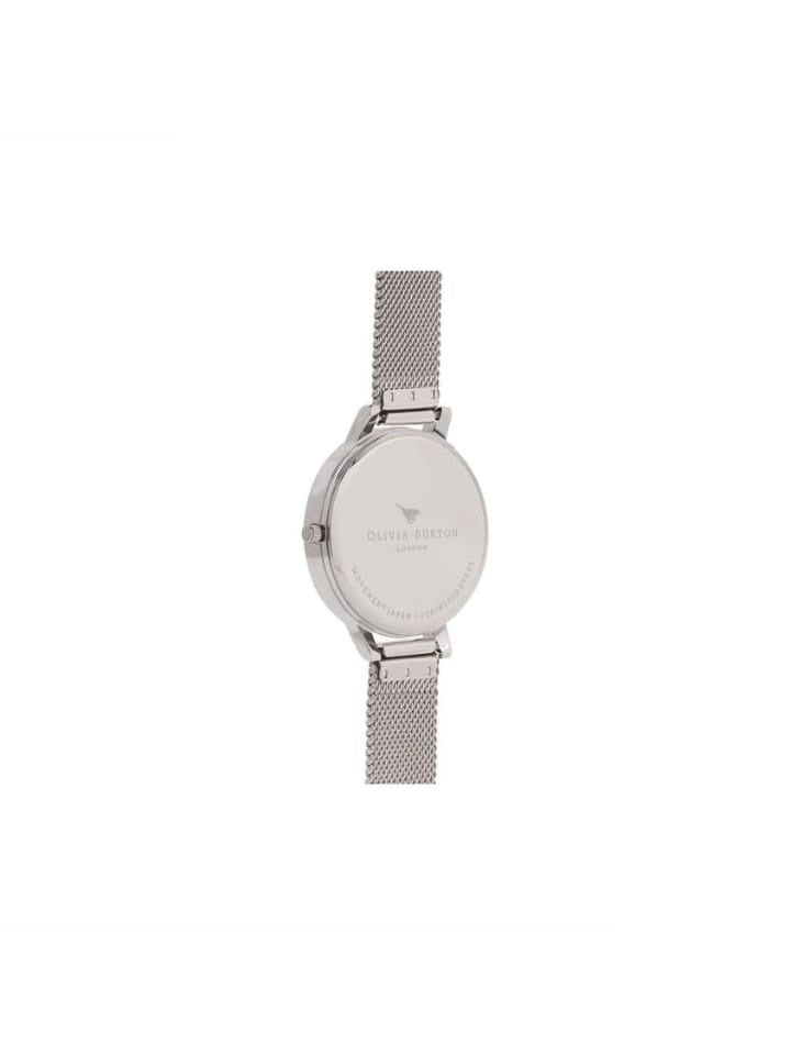 Olivia Burton Marble Floral Silver