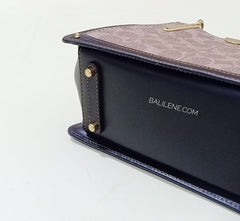 Coach 88542 Dreamer 21 Signature Kisslock Tan Black