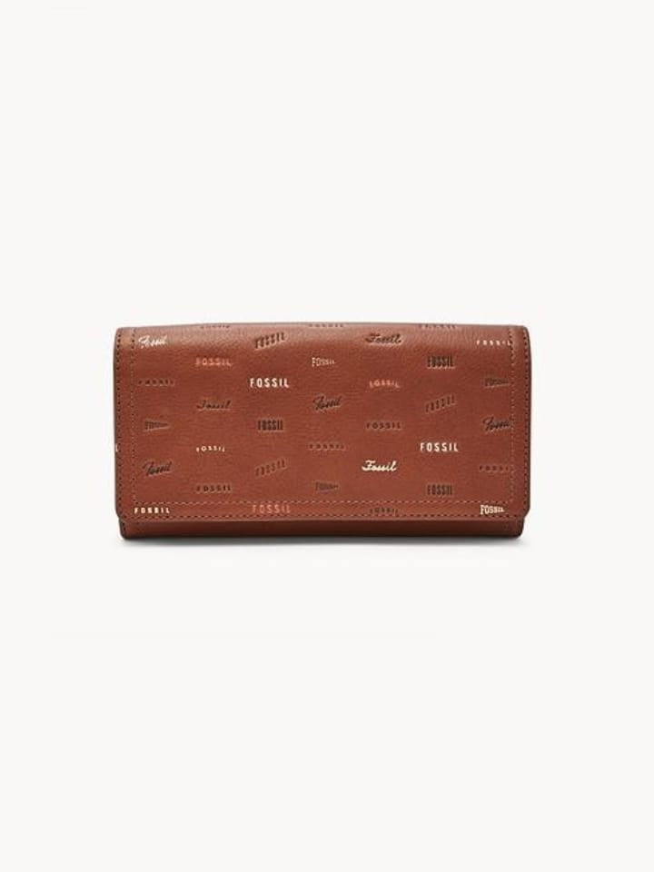 Fossil Sl7921914 Rfid Logan Flap Brown Multi