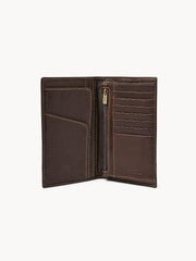 Fossil SML1398201 Lufkin Slim Exec Dark Brown