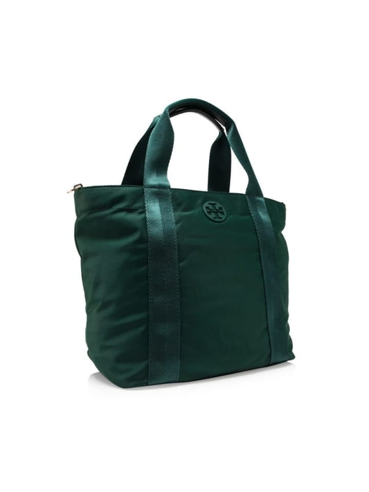 Tory Burch 41762 Quinn Small Zip Tote Malachite