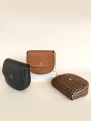 Aigner Ava XS Crossbody Bag With Chain Strap Black