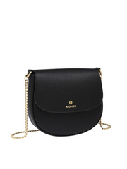Aigner Ava XS Crossbody Bag With Chain Strap Black