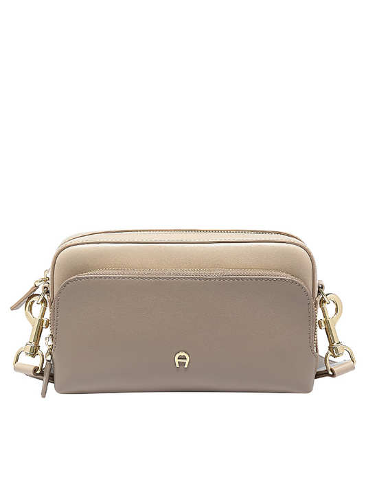 Aigner 132179 50-0727 Fabia Crossbody Bag Taupe