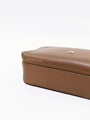 Aigner 132213 50-0728 Fabia Camera Bag Dark Toffe Brown