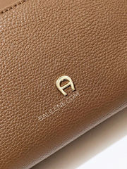 Aigner 132213 50-0728 Fabia Camera Bag Dark Toffe Brown