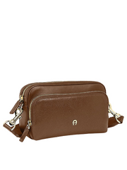 Aigner 132213 50-0728 Fabia Camera Bag Dark Toffe Brown