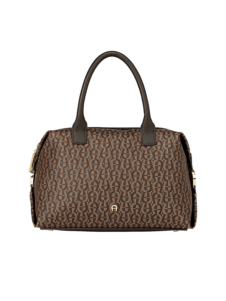 Aigner 133830 50 0060 Ilona Satchel Brown