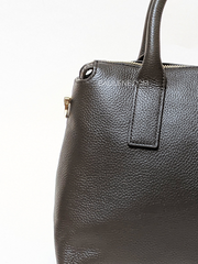 Aigner Leonia Satchel Bowling Java Brown