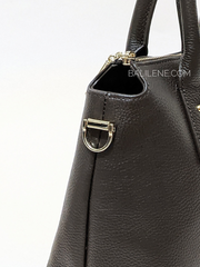 Aigner Leonia Satchel Bowling Java Brown