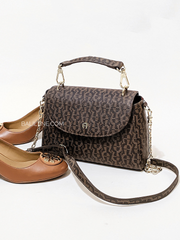 Aigner Elisa Top Handle Bag Fango