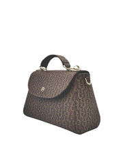 Aigner Elisa Top Handle Bag Fango