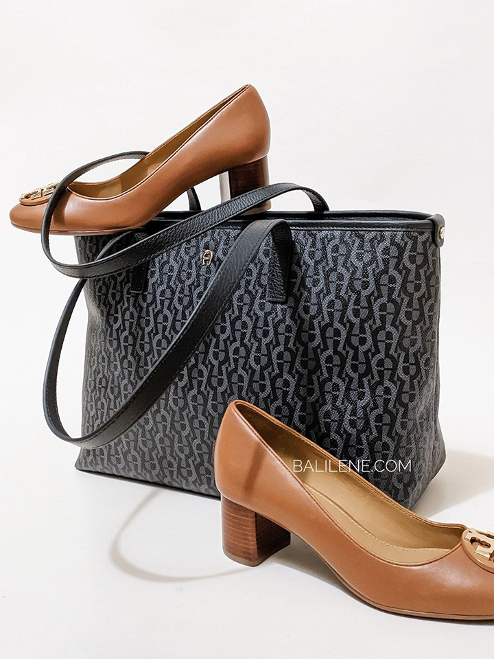 Aigner 137010-50 Ilona Shopper Bag Black