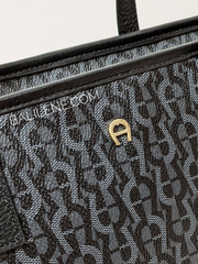 Aigner 137010-50 Ilona Shopper Bag Black