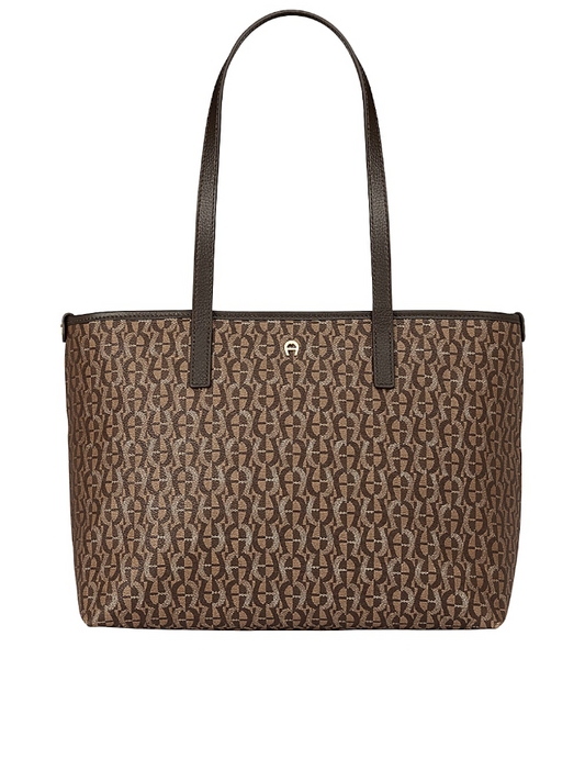 Aigner 137015 50-0060 Ilona Shopper Bag Fango