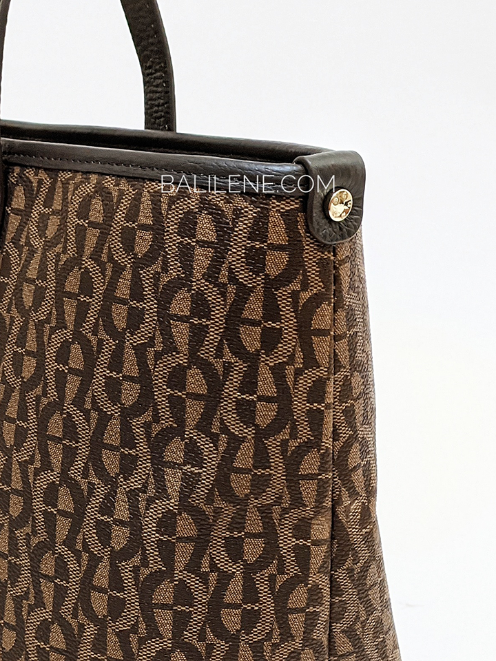 Aigner 137015 50-0060 Ilona Shopper Bag Fango