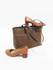 Aigner 137015 50-0060 Ilona Shopper Bag Fango