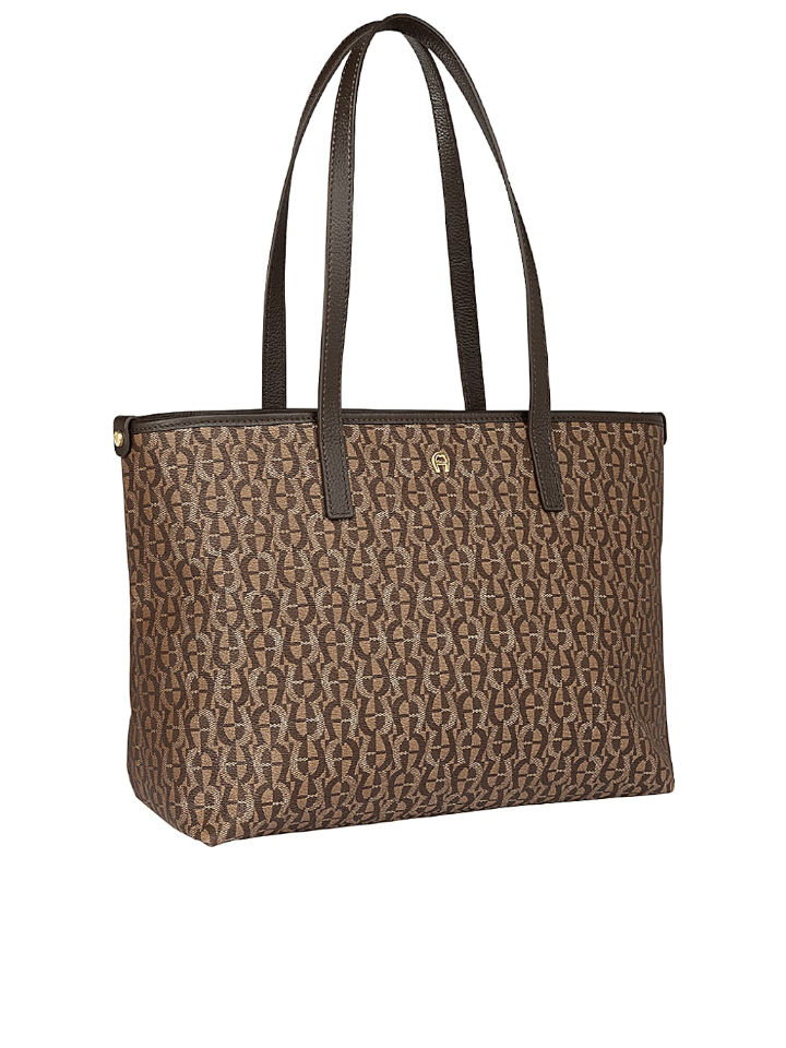 Aigner 137015 50-0060 Ilona Shopper Bag Fango