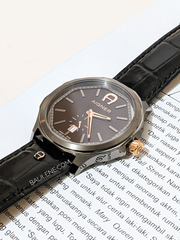 Aigner-A110101-Sorrento-Red-Dial-Leather-Strap-Watch-Balilene-detail-samping