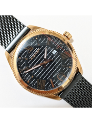 Aigner A24145E Imola Black Dial Stainless Steel Watch