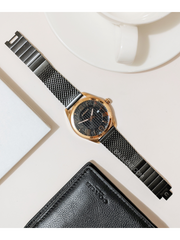 Aigner A24145E Imola Black Dial Stainless Steel Watch