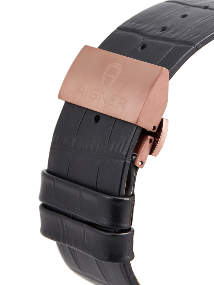 Aigner A24150 Limited Edition Leather Strap Watch