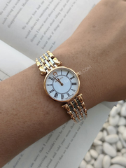 Aigner Carpi A28213 Ladies White Dial Gold-Tone Stainless Steel