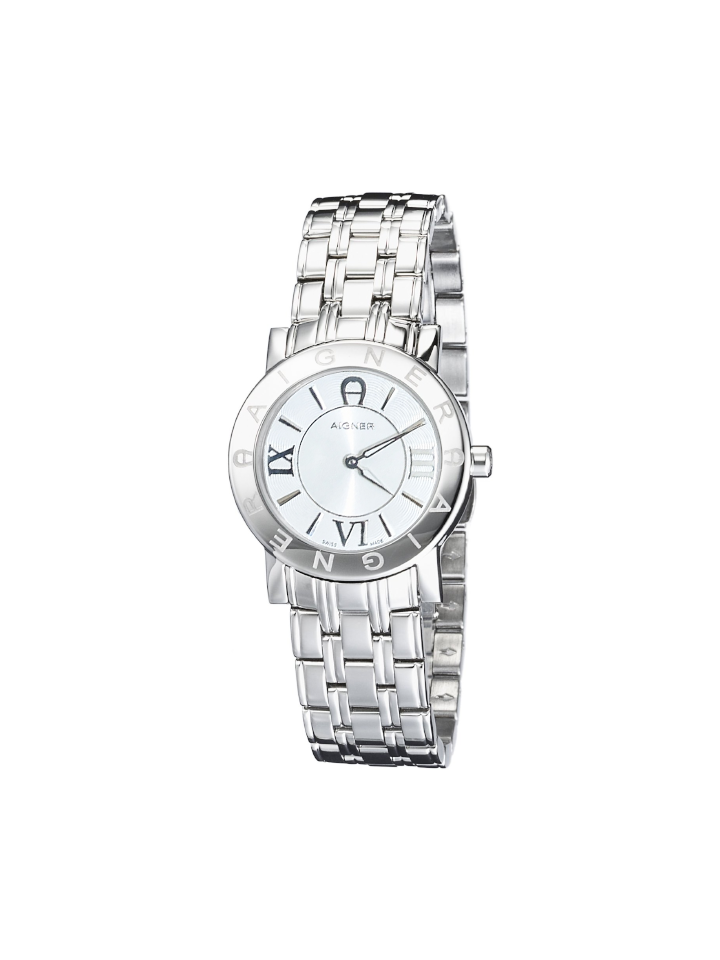 Aigner Cortina A26395 White Dial Stainless Steel Watch