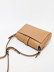 Aigner Etienne Mia Flap Crossbody Bag Biscuits