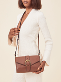 Aigner Etienne Mia Flap Crossbody Bag Luggage