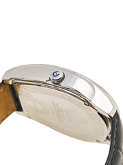 Aigner Milano A131101 White Dial Leather Strap Watch