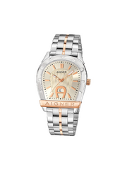 Aigner Teramo A93103 Silver Rose Gold Stainless Steel Watch