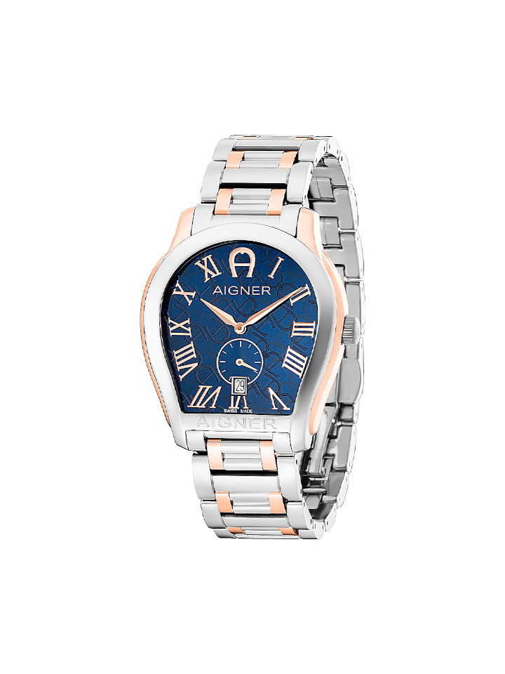 Aigner Vicenza A11113 Silver-Rose Gold Stainless Steel Watch