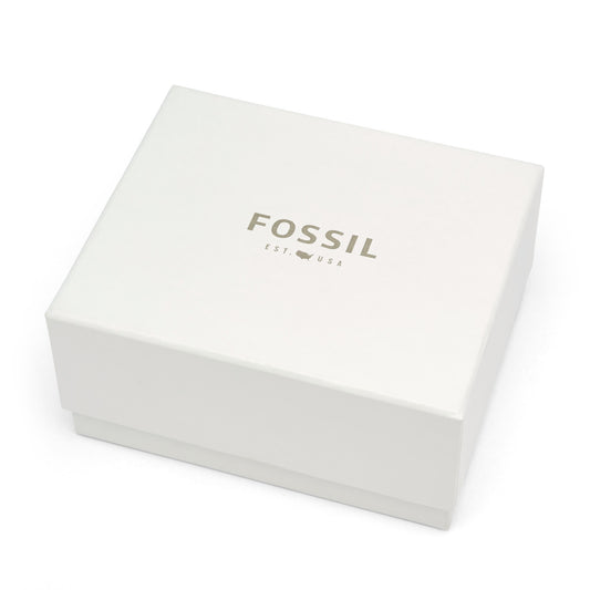 Fossil BQ3149SET Blythe Three-Hand Silver Tone Stainless Steel And Jewelry Gift Set
