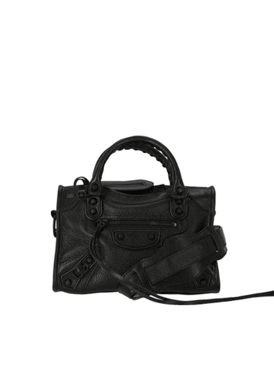 Balenciaga Classic Metallic Edge Mini City Full Black