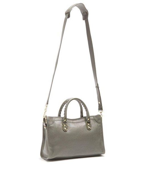 Balenciaga Reguler City Edge Griss Acier Bag 390160AQ41G1360 Balilene