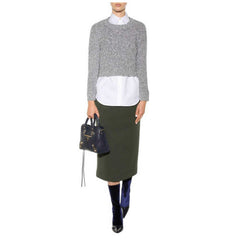 Balenciaga Classic Metallic Edge Mini City Bleu Nuit