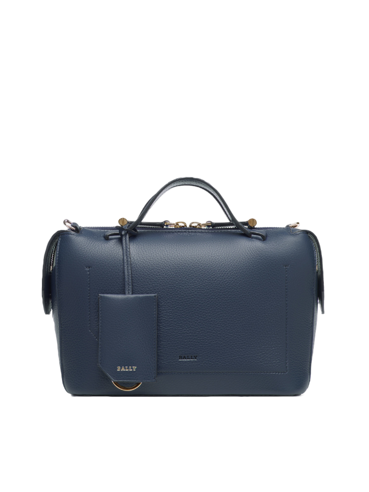 Bally Kissen 284515397 Small Bowling Bag Navy