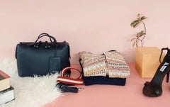 Bally Kissen 284515397 Small Bowling Bag Navy