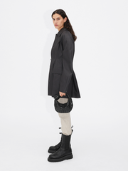 Bottega Veneta Mini Jodie Bag Black/Silver Hardware