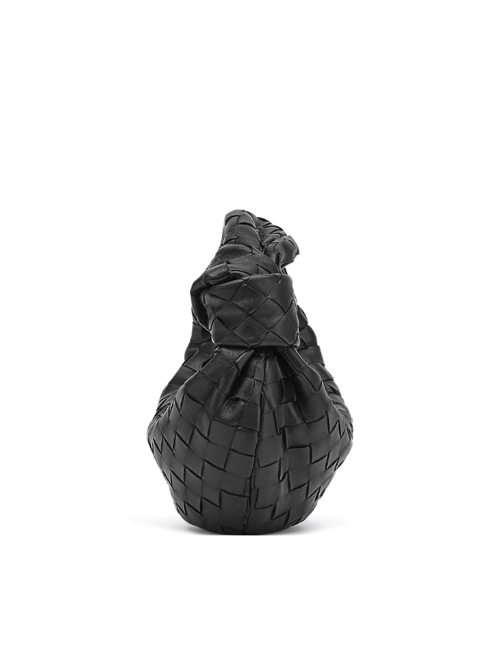 Bottega Veneta Mini Jodie Bag Black/Silver Hardware