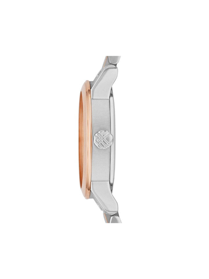 Burberry Ladies Two-Tone The City Stainless Steel Watch