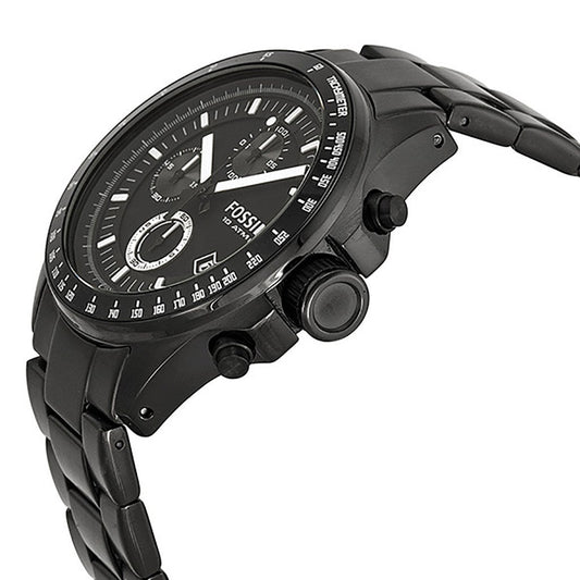 Fossil Ch2601 Decker Chronograph Black Stainless Steel Watch