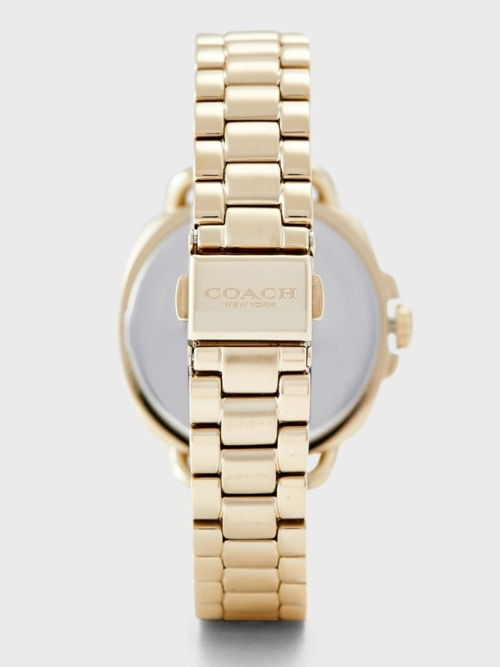 Coach 14502589 Tatum Crystal Womens Gold Stainless Steel Watch