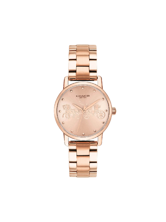 Coach 14502977 Grand Rose Gold-tone Dial Ladies Watch