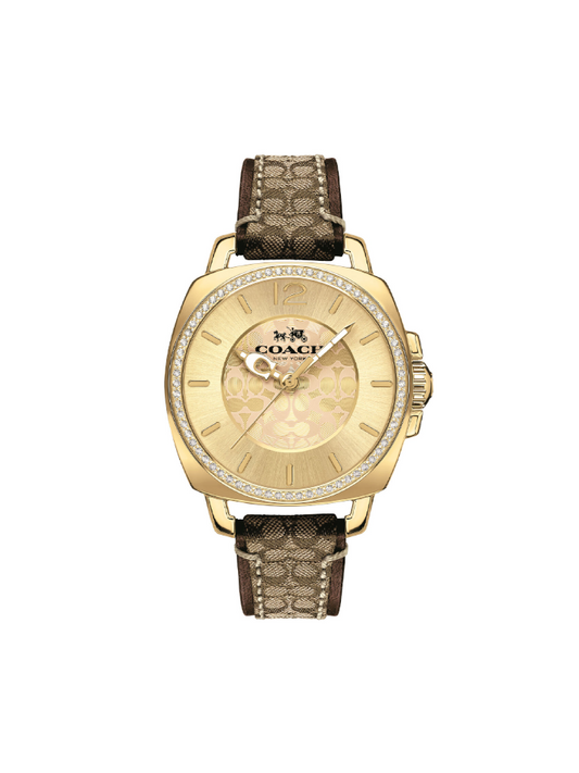 Coach 14503150 Boyfriend Signature Strap Khaki Brown