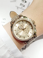 Coach 14503150 Boyfriend Signature Strap Khaki Brown