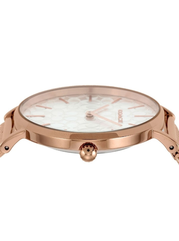 Coach 14503386 Perry Silver Dial Rosegold Womens Watch