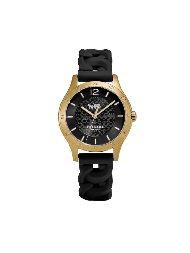 Coach 14503420 Maddy Rubber Strap Black