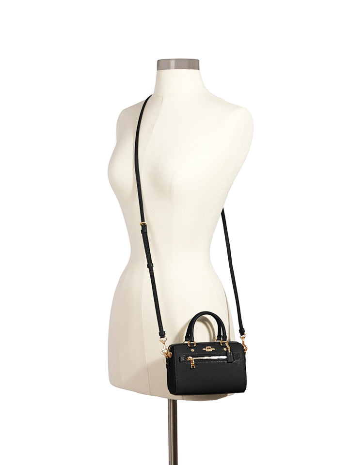 Coach-1496-Micro-Rowan-Crossbody-Black-Balilene-onmodel